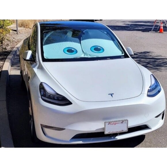 Windshield Sun Shade, 2024 Car Sun Shade for Front Windshield Funny Car Eye - Picture 1 of 2